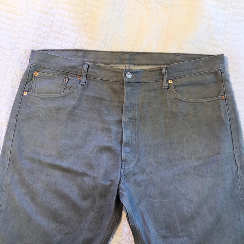 Levi’s Men’s Gray 501XX Straight 42x30 Jeans
